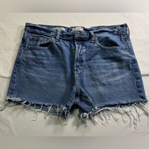Universal Thread Blue Frayed Jean Shorts

Used. Size 12 women.